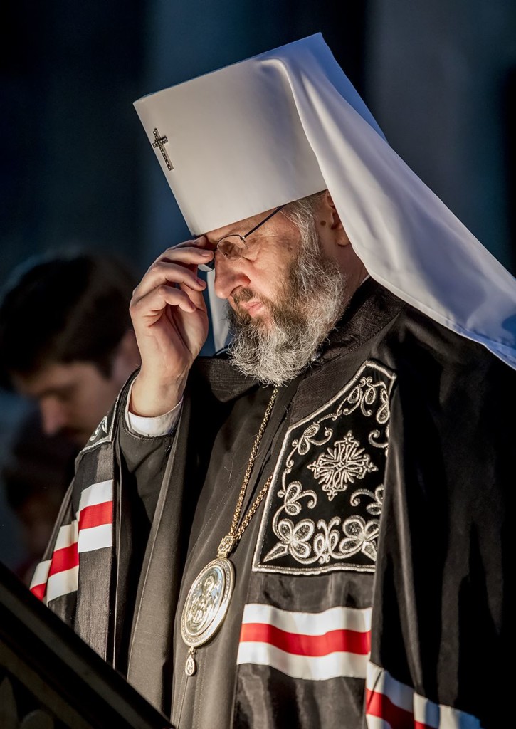 В первый день Великого поста митрополит Аристарх прочел Великий канон в Знаменском соборе