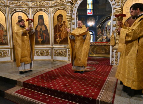 БОЖЕСТВЕННАЯ ЛИТУРГИЯ В НЕДЕЛЮ 25-Ю ПО ПЯТИДЕСЯТНИЦЕ