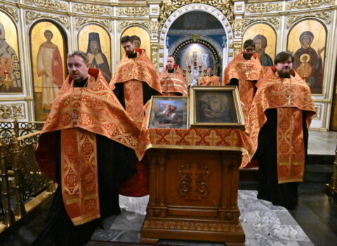 ВСЕНОЩНОЕ БДЕНИЕ НАКАНУНЕ ДНЯ ПАМЯТИ СВЯТОГО ГЕОРГИЯ ПОБЕДОНОСЦА