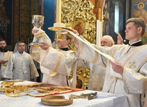 БОЖЕСТВЕННАЯ ЛИТУРГИЯ В НЕДЕЛЮ 12-Ю ПО ПЯТИДЕСЯТНИЦЕ